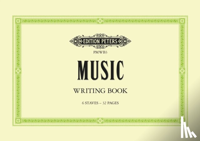 Alfred Music - Peters Music Writing Book