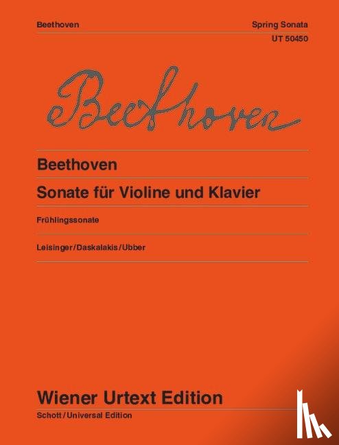 Beethoven, Ludwig van - Sonate für Violine und Klavier