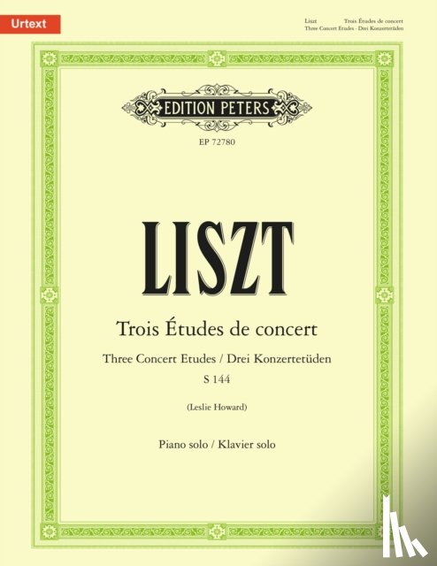 LISZT, FRANZ - TROIS TUDES DE CONCERT PIANO 2 HANDS