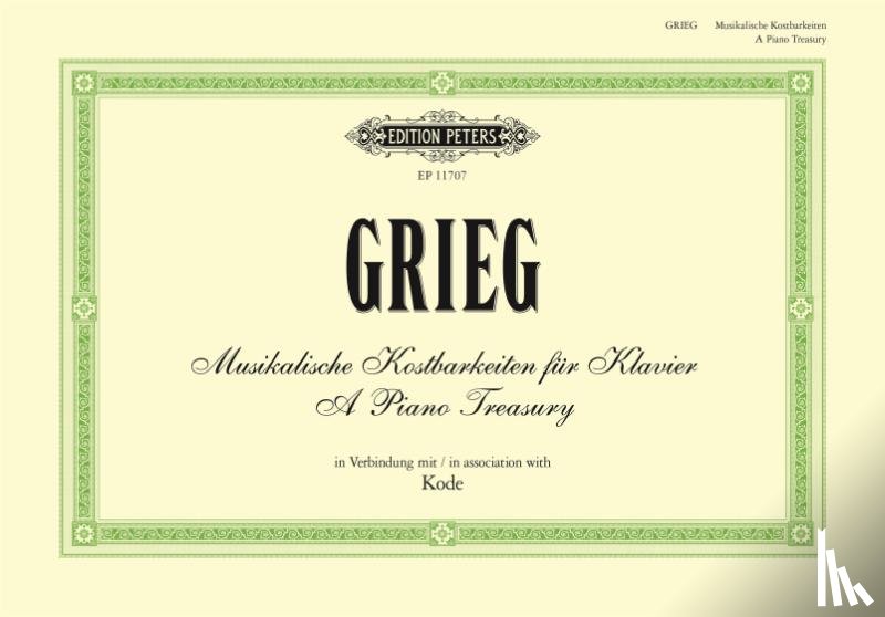 Grieg, Edvard - Musikalische Kostbarkeiten für Klavier / A Piano Treasury Für Klavier