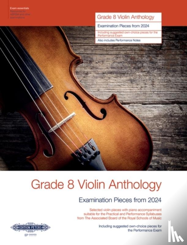 Bach, Johann Sebastian - Grade 8 Violin Anthology from 2024