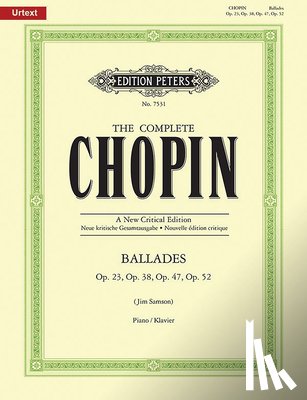 CHOPIN, FR D RIC FR - BALLADES OPP 23 38 47 52