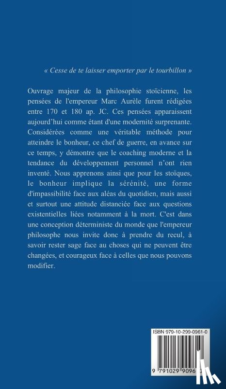 Aurèle, Marc - Pensées pour moi-même