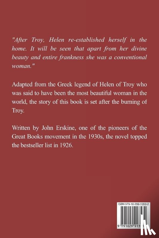 Erskine, John - The private life of Helen of Troy
