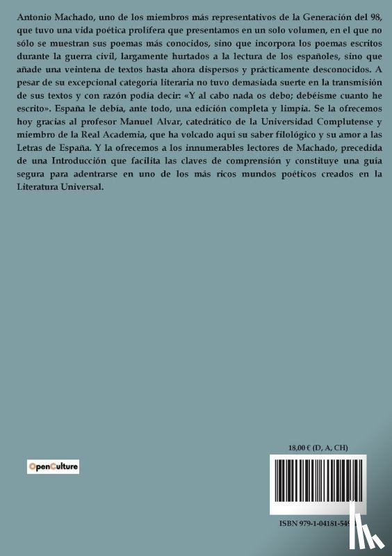 Machado, Antonio - Poesías Completas