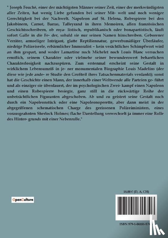 Zweig, Stefan - Joseph Fouché