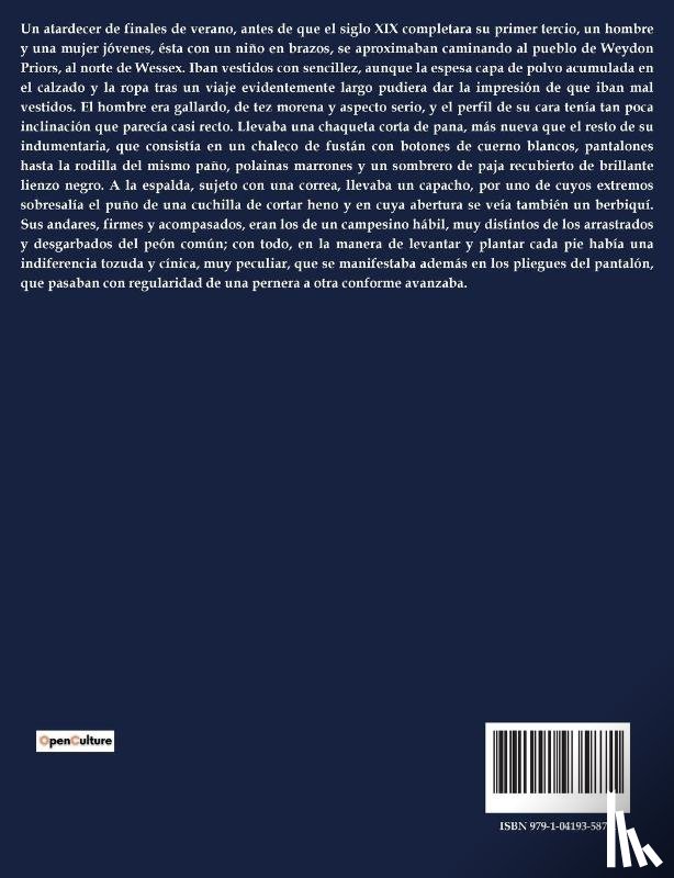 Hardy, Thomas - El Alcalde de Casterbridge