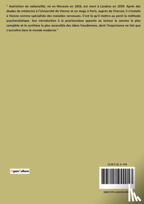 Freud, Sigmund - Introduction a la psychanalyse