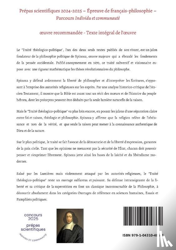 Spinoza - Traité théologico-politique