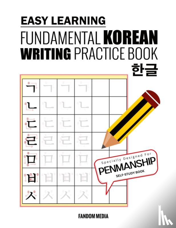 Media, Fandom - Easy Learning Fundamental Korean Writing Practice Book