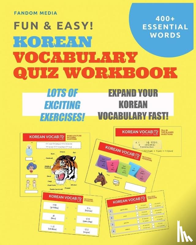 Media, Fandom - Fun and Easy! Korean Vocabulary Quiz Workbook