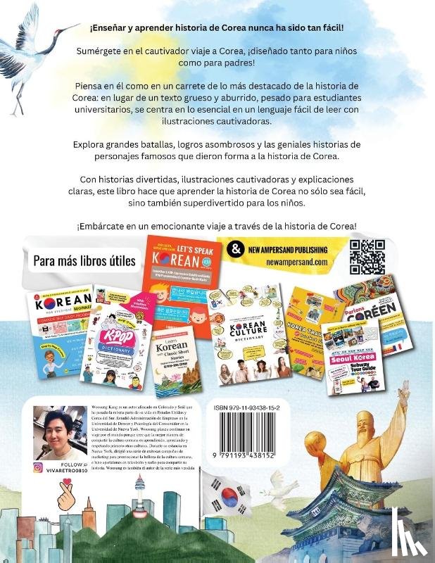 Kang, Woosung - Historia de Corea fácil de aprender - ¡Para niños y adultos! Con ilustraciones para un aprendizaje completo