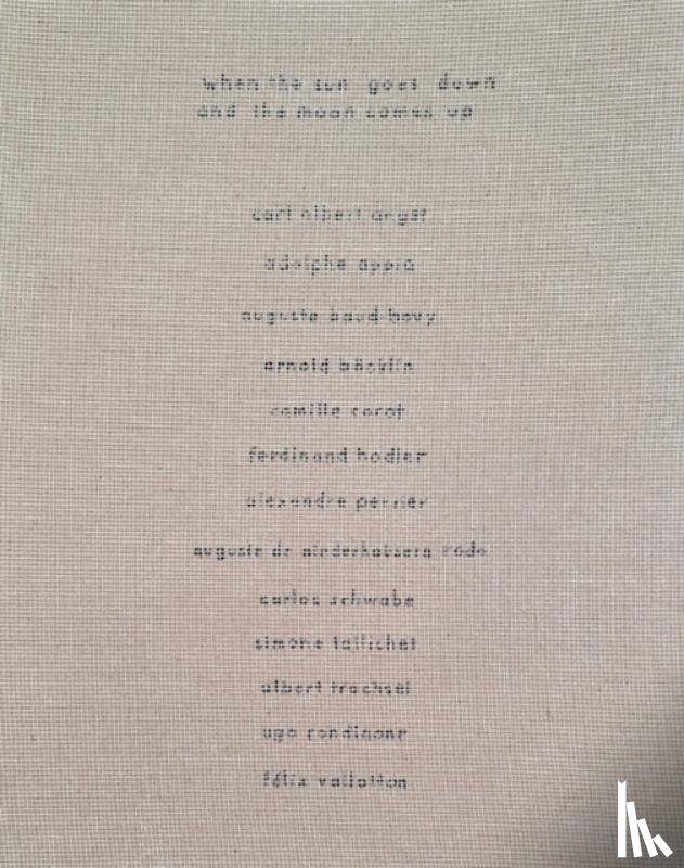  - When the Sun Goes Down and the Moon Comes Up