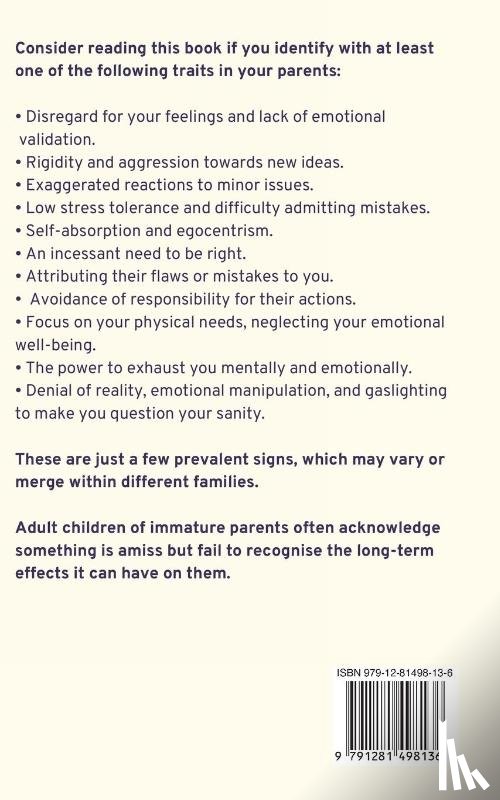 Venezia, Vincenzo - Adult Survivors of Emotionally Immature Parents