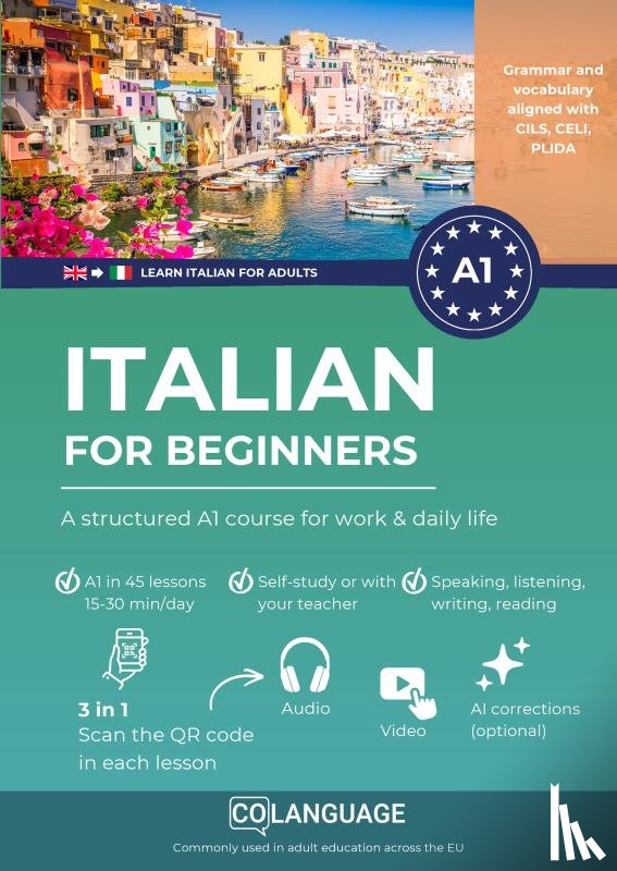 Academy, coLanguage - Learn Italian for beginners - A structured A1 course for work & daily life