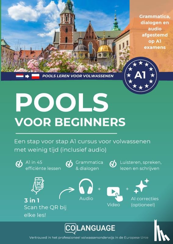 Academy, coLanguage - Pools voor beginners - Een stap voor stap A1 cursus voor volwassenen met weinig tijd (inclusief audio)