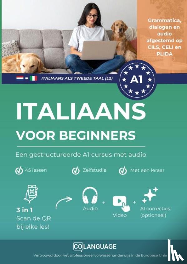 Academy, coLanguage - Italiaans voor beginners - een gestructureerde A1 cursus met audio