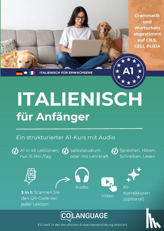Academy, coLanguage - Italienisch für Anfänger – Ein strukturierter A1-Kurs mit Audio