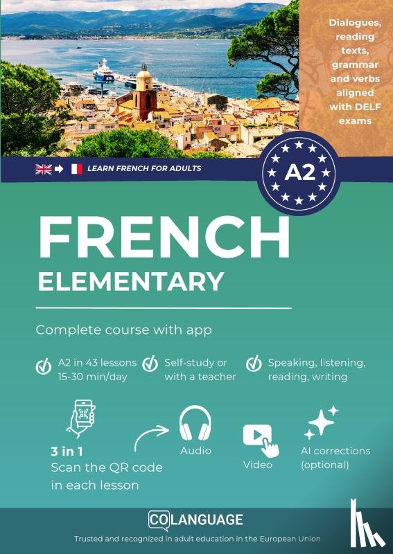 Academy, coLanguage - Learn French A2 elementary: complete course with app