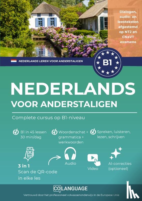 Academy, coLanguage - Nederlands B1 leren voor anderstaligen. Een complete cursus (audio, video)