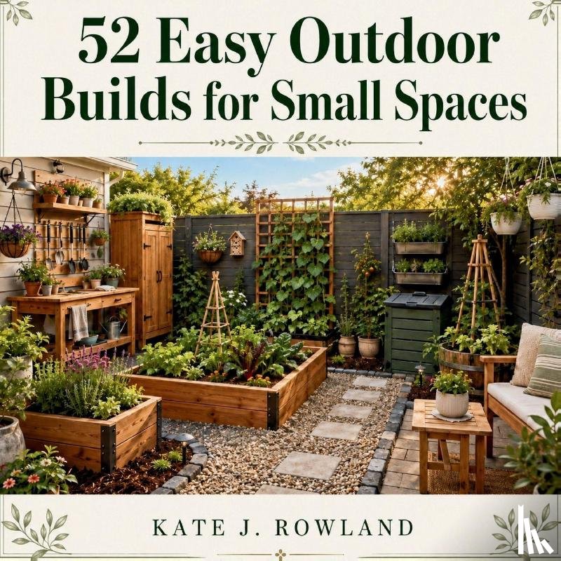 Rowland, Kate J. - 52 Easy Outdoor Builds For Small Spaces