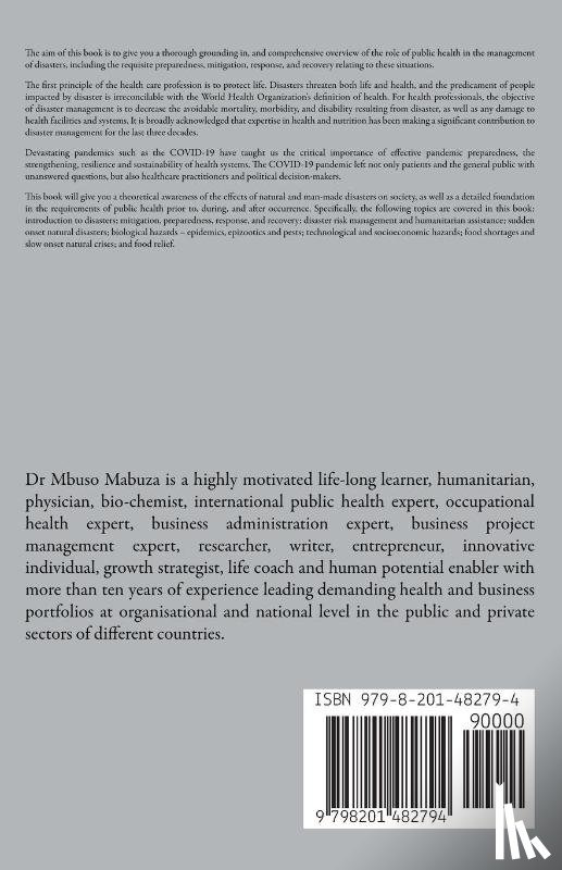 Mabuza, Mbuso - Global Health Disaster Management