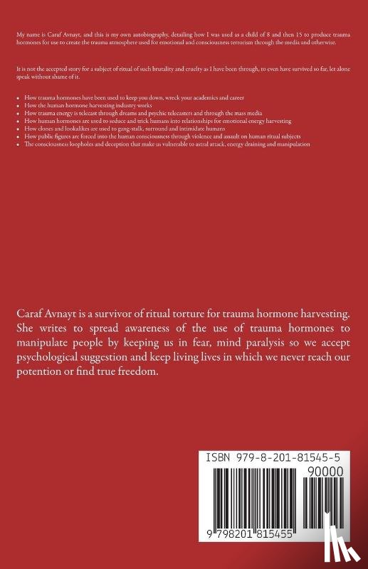 Avnayt, Caraf - S P I R I T - Human Child Source of Trauma Hormones for Emotional & Consciousness Terrorism