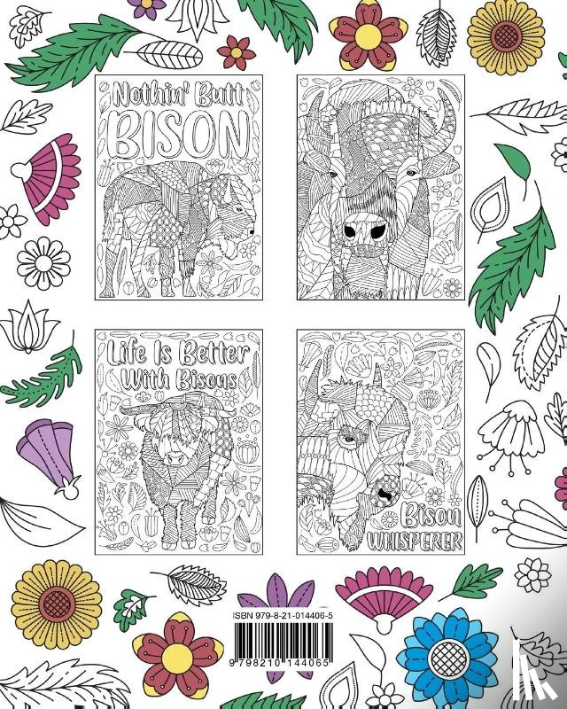 Paperland - Bison Coloring Book