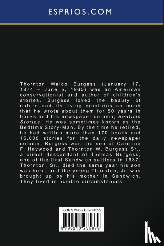 Burgess, Thornton W - Mother West Wind's Children (Esprios Classics)