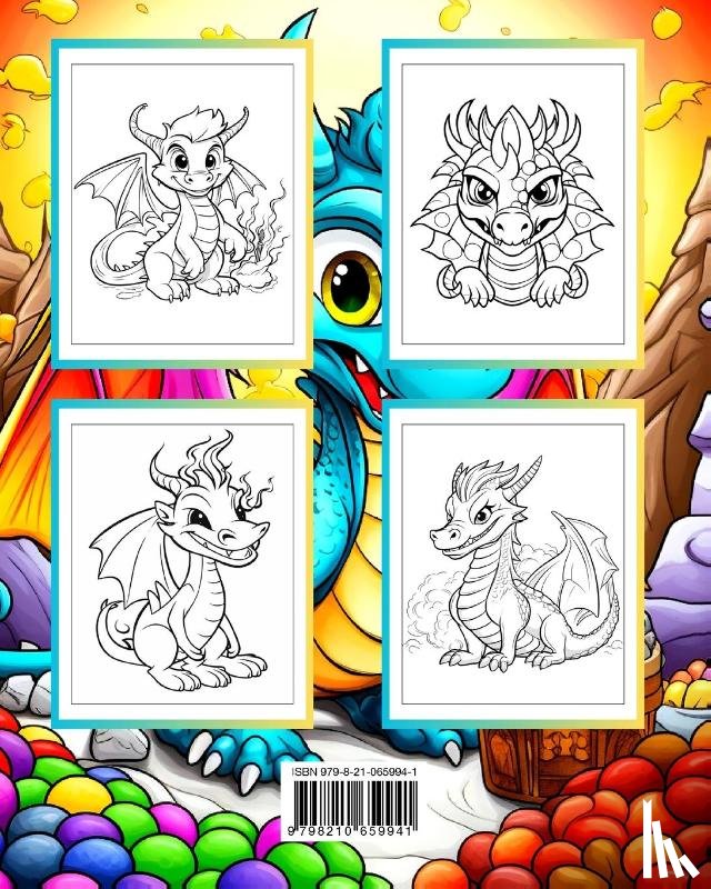 Peay, Regina - Dragons Coloring Book for Kids