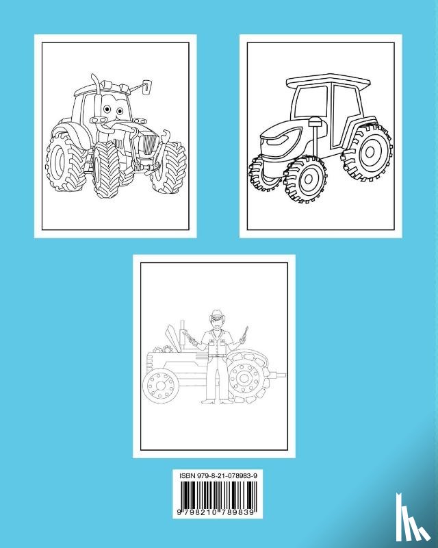 Helle, Luna B. - Farm Tractors Coloring Book