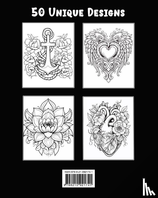 Bb, Lea Schöning - Tattoo Coloring Book for Adults