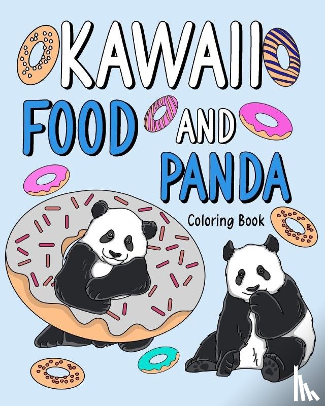 Paperland - Kawaii Food and Panda Coloring Book
