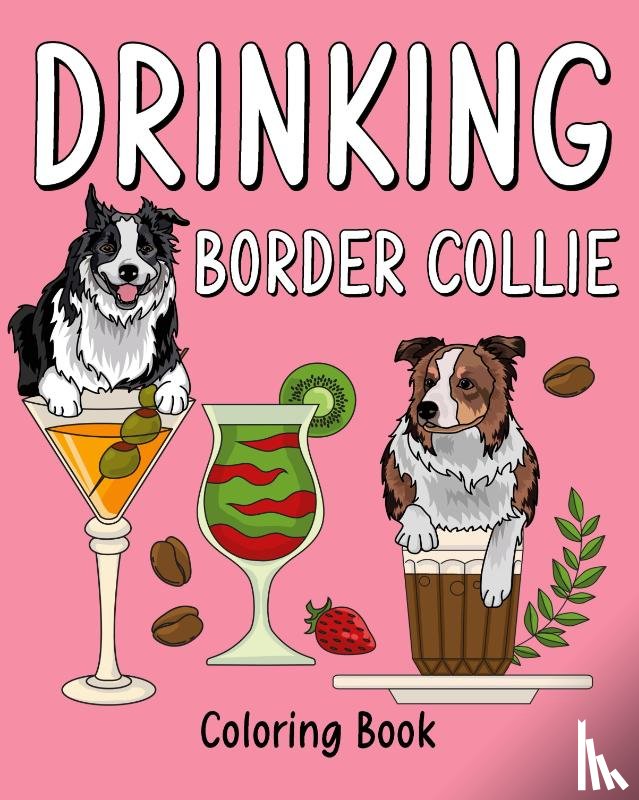 Paperland - Drinking Border Collie Coloring Book