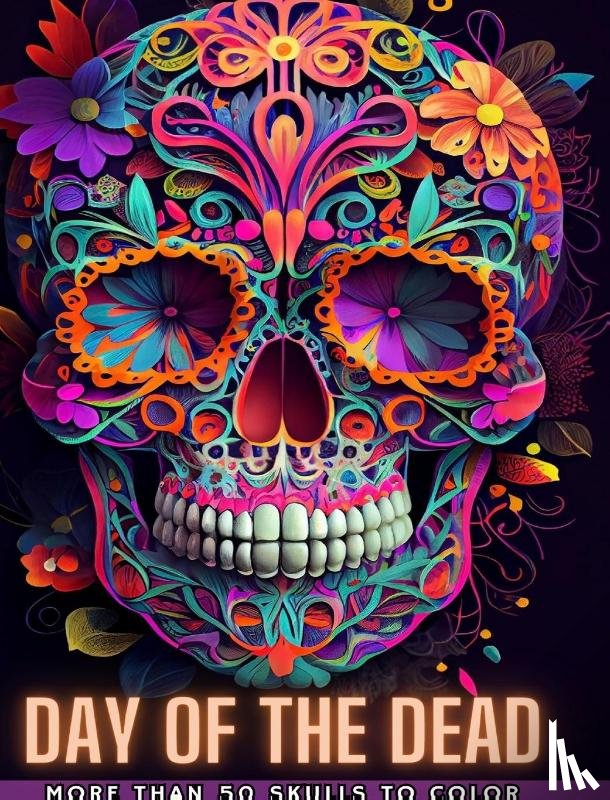Books, Adult Coloring - Day of the Dead