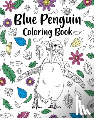 Paperland - Blue Penguin Coloring Book