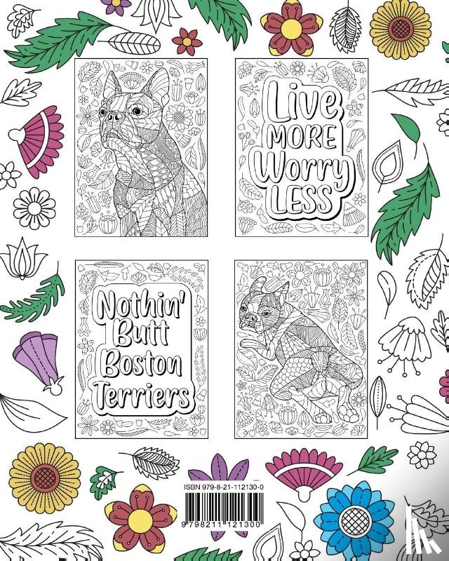 Paperland - Boston Terrier Coloring Book