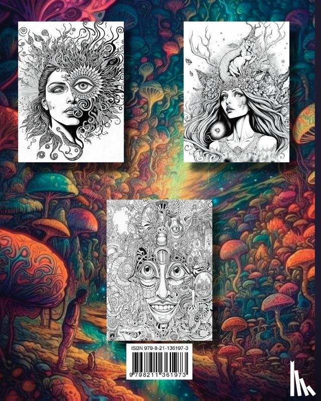 Oandrea, Andy - Psychedelic Adult Coloring Book