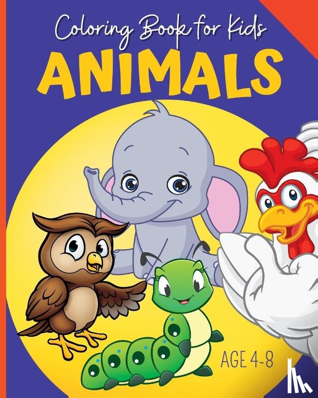 Press, Wonderful - ANIMALS - Coloring Book For Kids