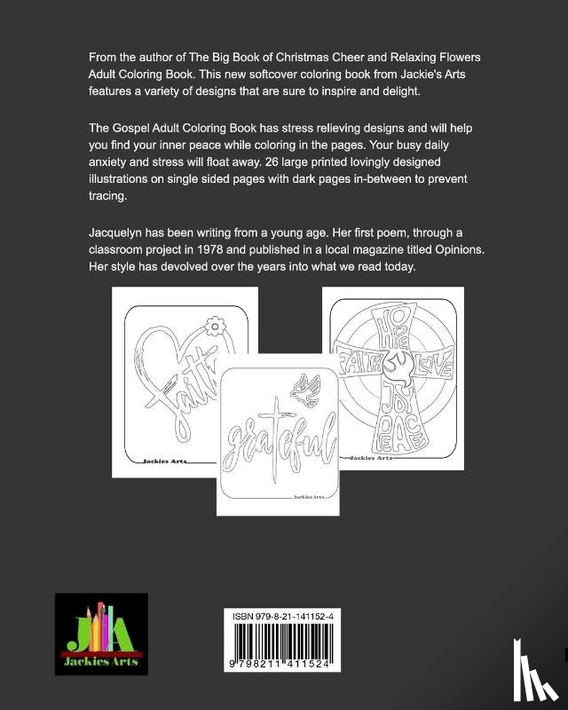 Nicholson, Jacquelyn - The Gospel Adult Coloring Book