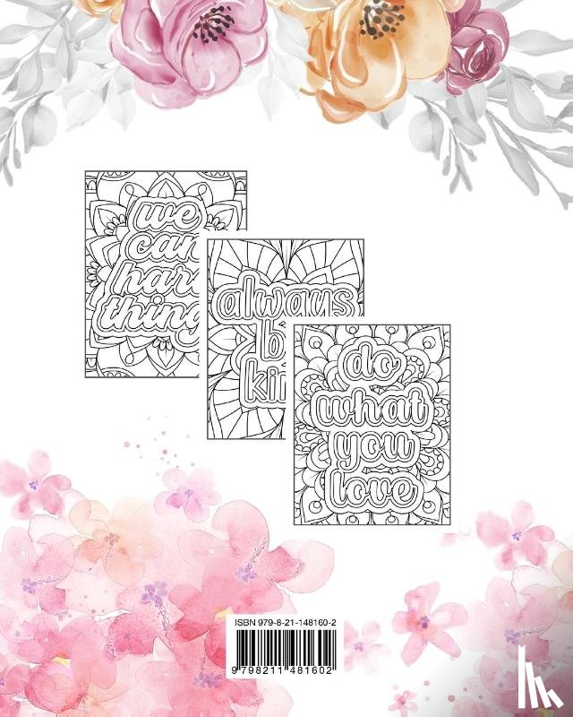 Bern, Jolly - Lovely Affirmations and Flowers Coloring Book