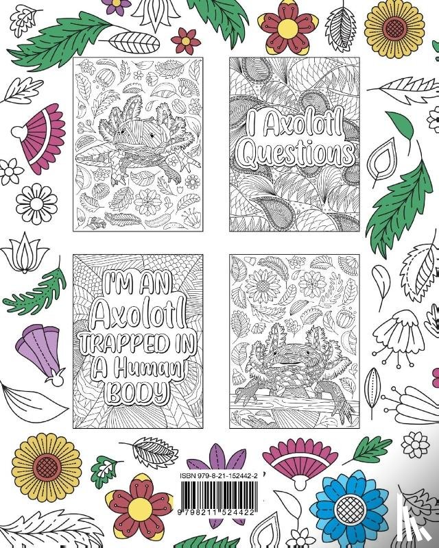 Paperland - Axolotl Coloring Book