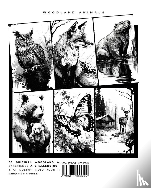 Fox, Anton - Woodland Animals (coloring Book)