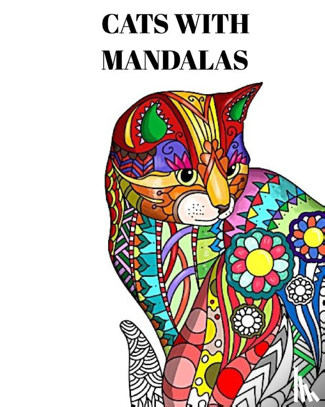 Press, Mandala Printing - Cats with Mandalas - Adult Coloring Book