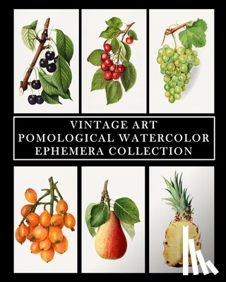 Press, Vintage Revisited - Vintage Art: Pomological Watercolor: Ephemera Collection: Botanical Fruit Prints