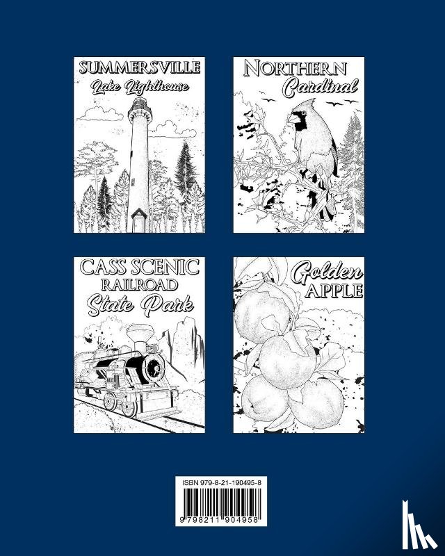 Paperland - West Virginia Coloring Book