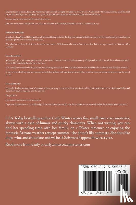 Winter, Carly - Heywood Herbalist Cozy Mysteries