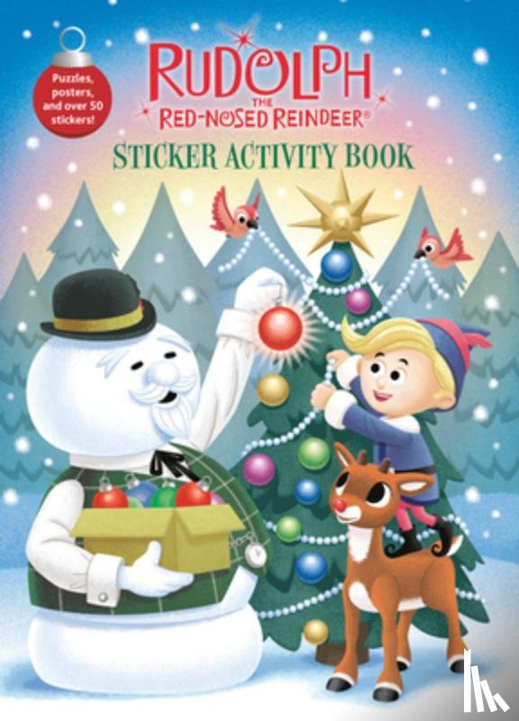 Books, Golden, Aikins, Dave - Rudolph the Red-Nosed Reindeer Sticker Activity Book