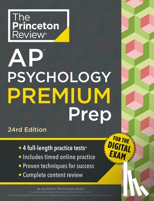 Review, The Princeton - Princeton Review AP Psychology Premium Prep, 24th Edition