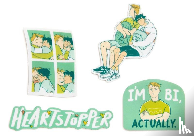 Out of Print - Heartstopper: Boy Meets Boy Stickers - Sticker Set of 4